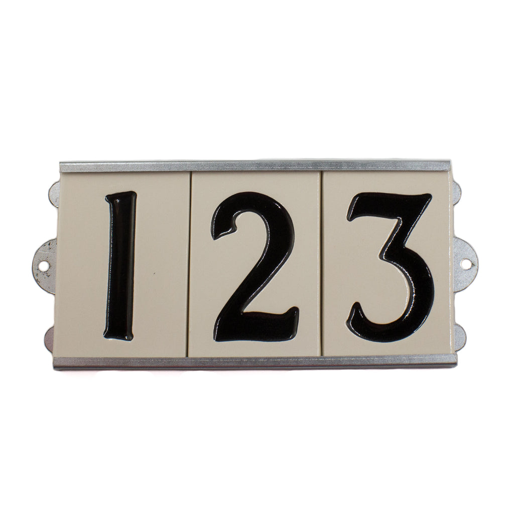 Ceramic Tile House Number Brackets