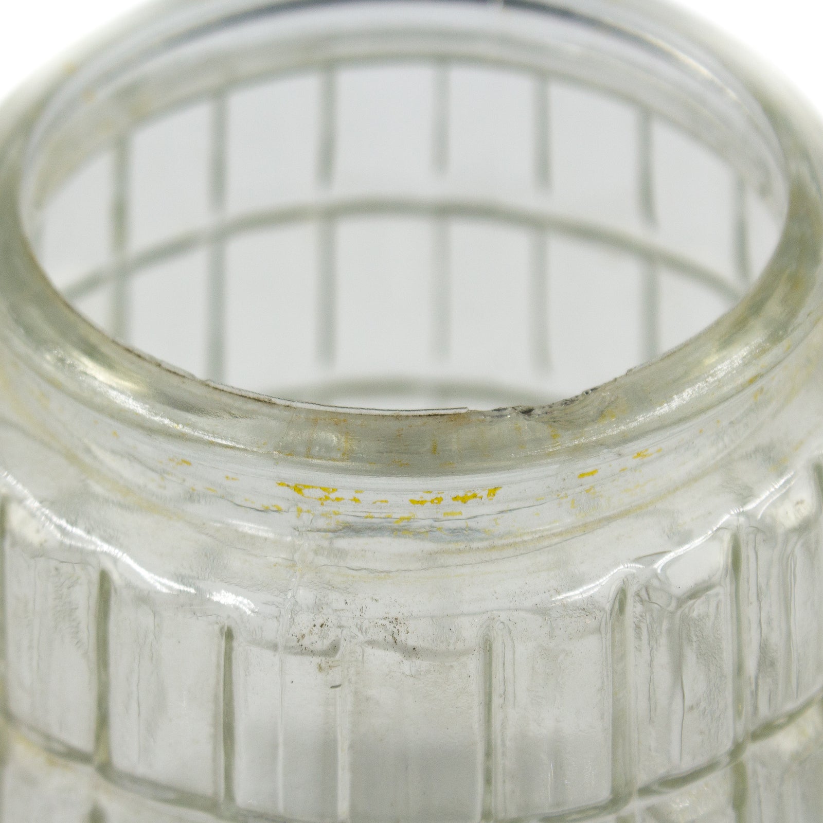 Clear Grid Enclosed Glass Shade