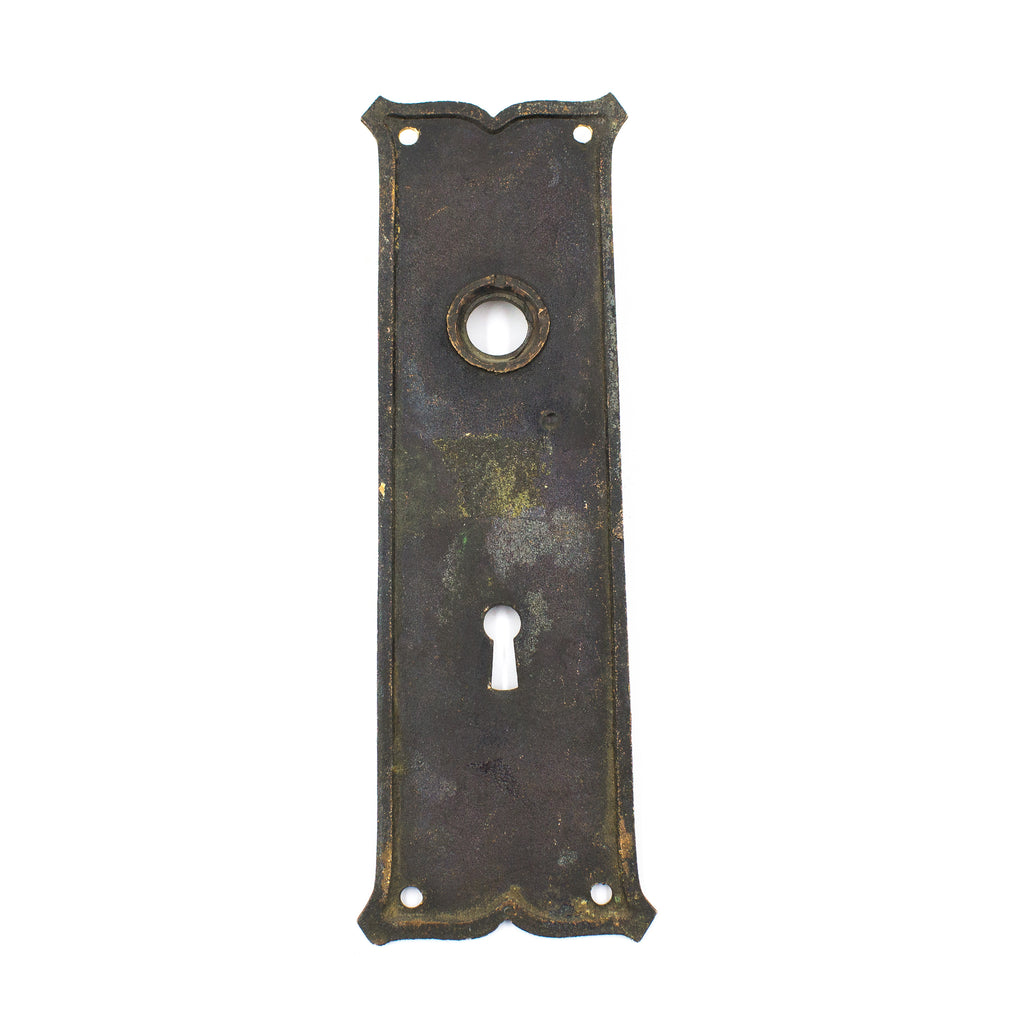 this is a picture of the back of a vintage escutcheon 