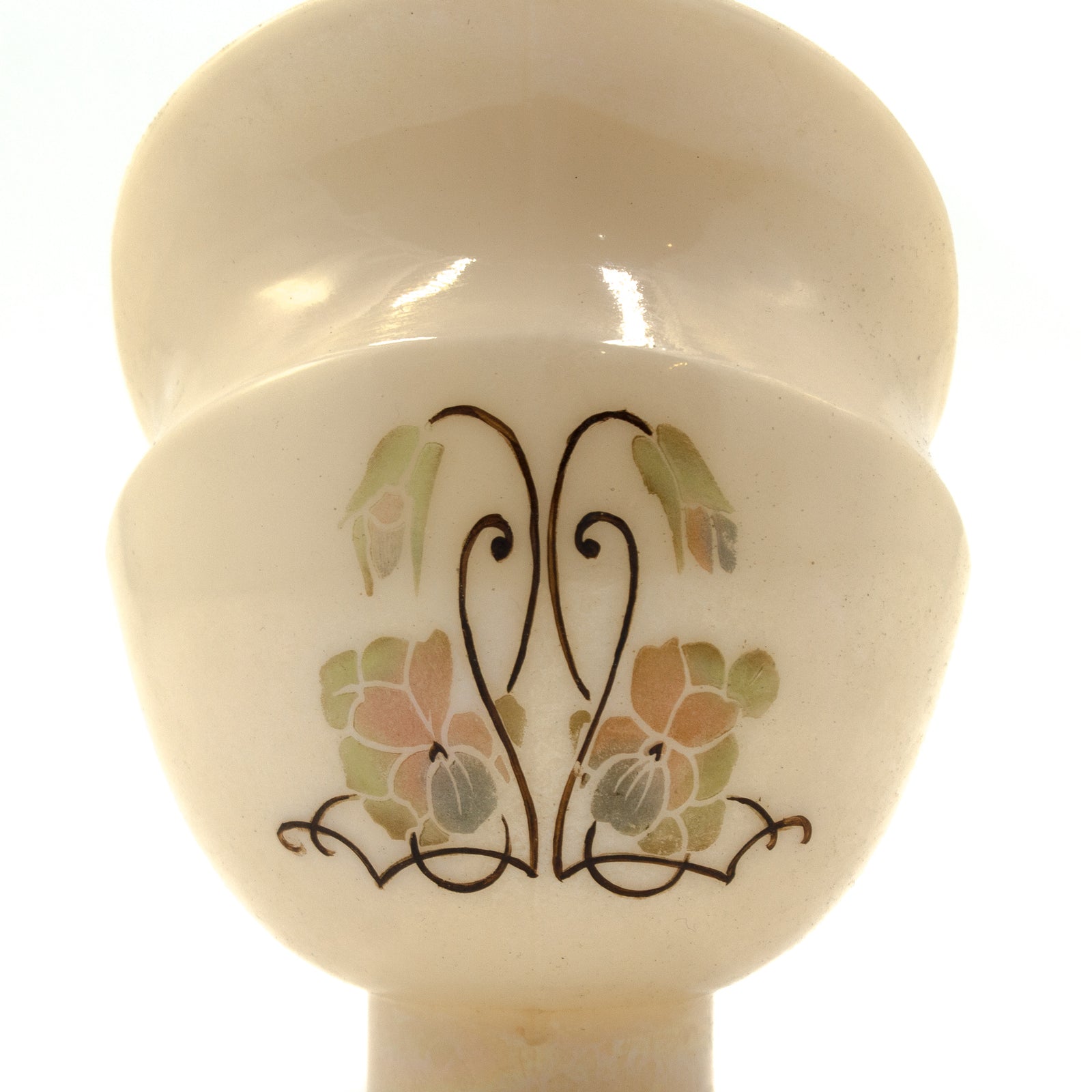 Drop In Custard Painted Glass Shade