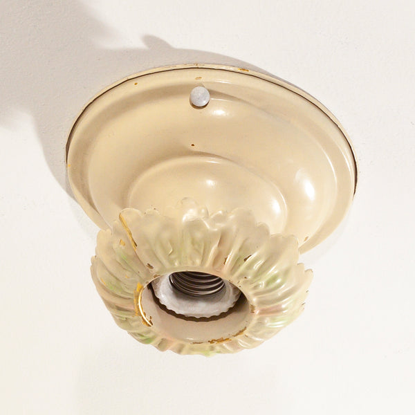 Single Floral Socket Metal Ceiling Fixture - Hippo Hardware & Trading ...