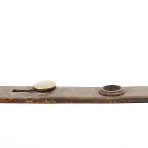 this is a profile view of a vintage european escutcheon
