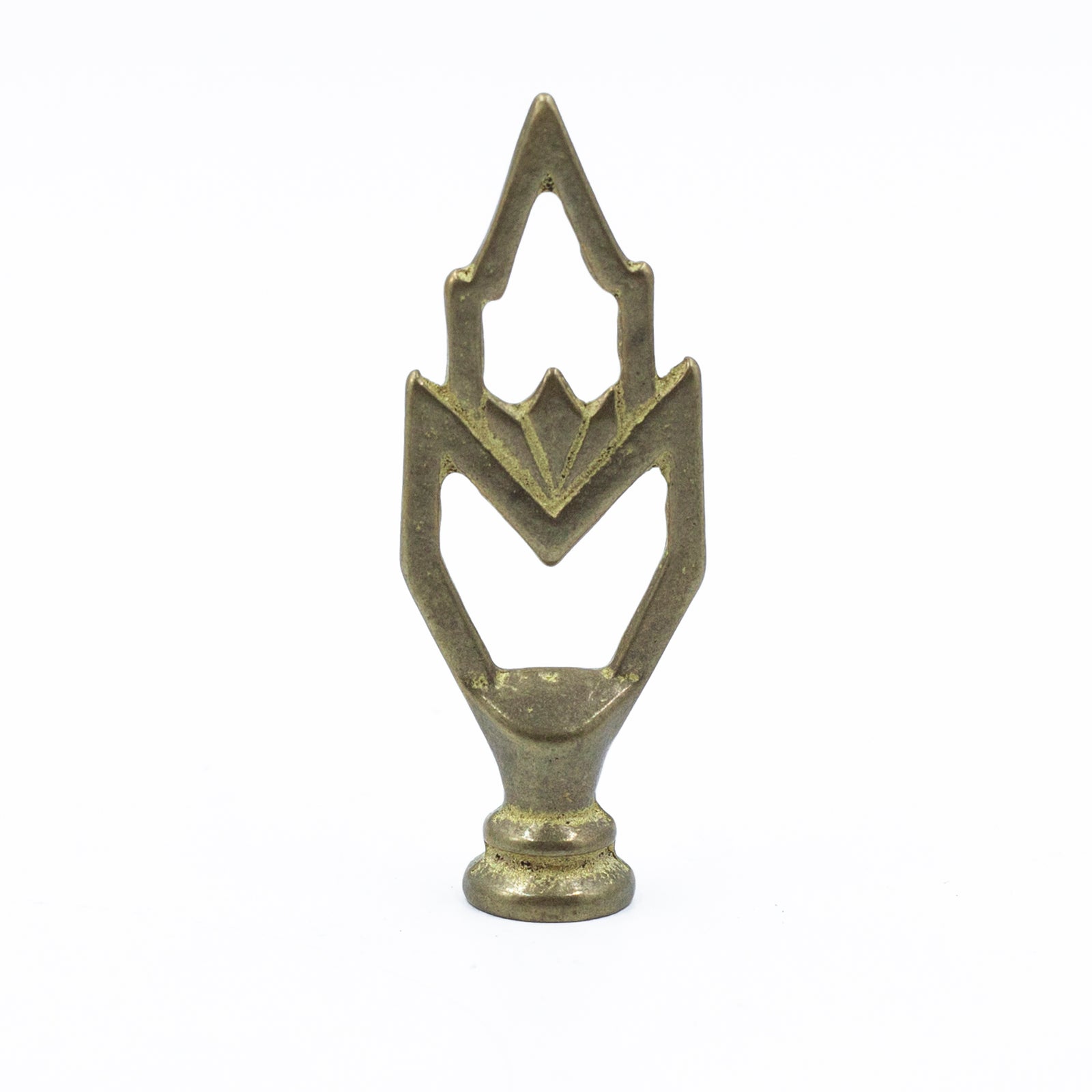 Geometric Art Deco Lamp Light Finial
