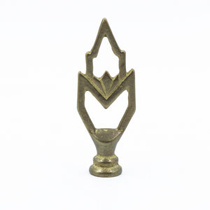 Geometric Art Deco Lamp Light Finial