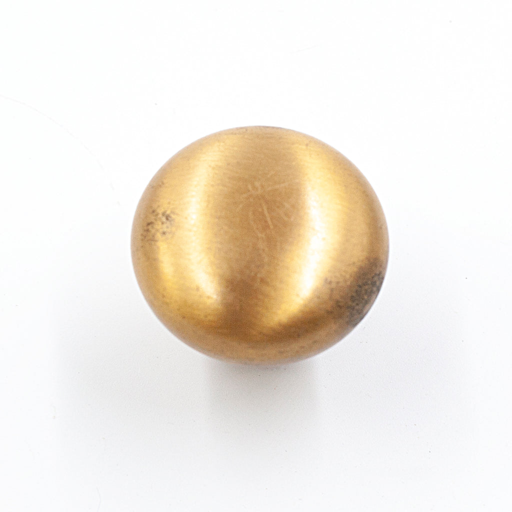brass knob that is part of a french door set