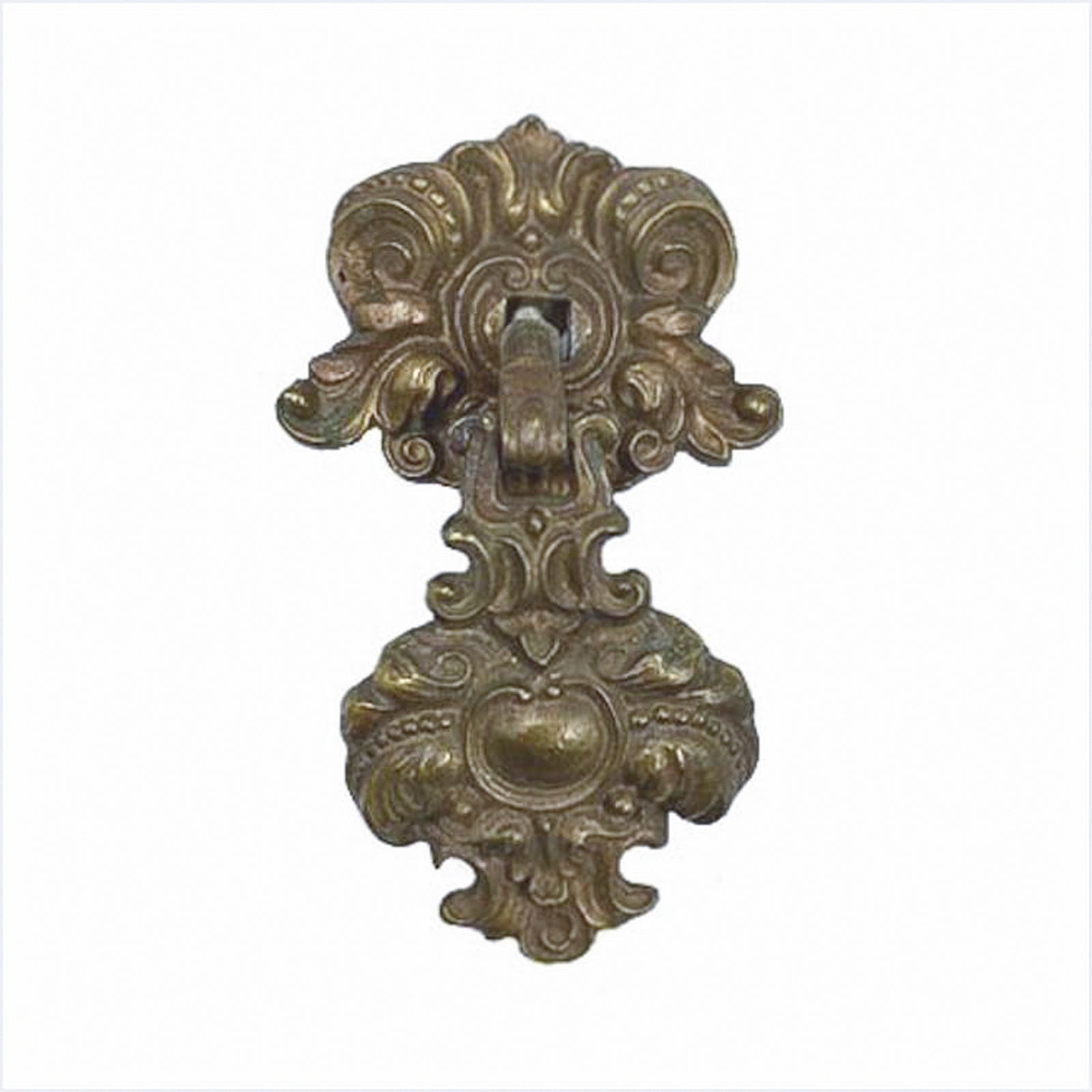 Ornate Filigree Brass Drop Pulls