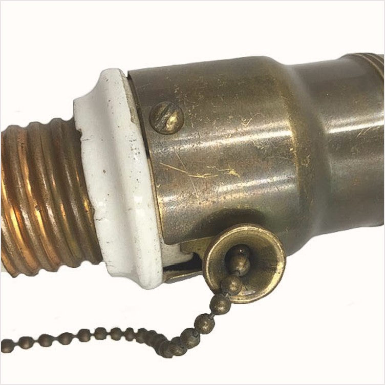 Antique Lighting Screw in Socket with Pull Chain